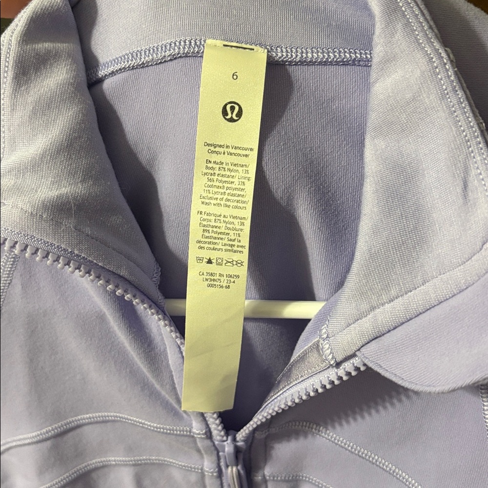 Lilac Lululemon define jacket - image 3